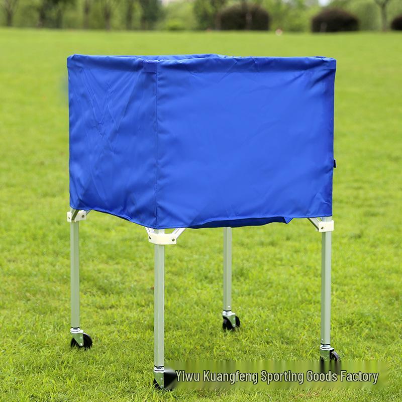 Foldable Portable Ball Cart for Basketball, Football, and Volleyball