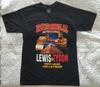 Tyson vs Lewis Profi-Boxkampf Schwarzes T-Shirt Unisex Baumwolle T-Shirt Alle Größen S bis 4X