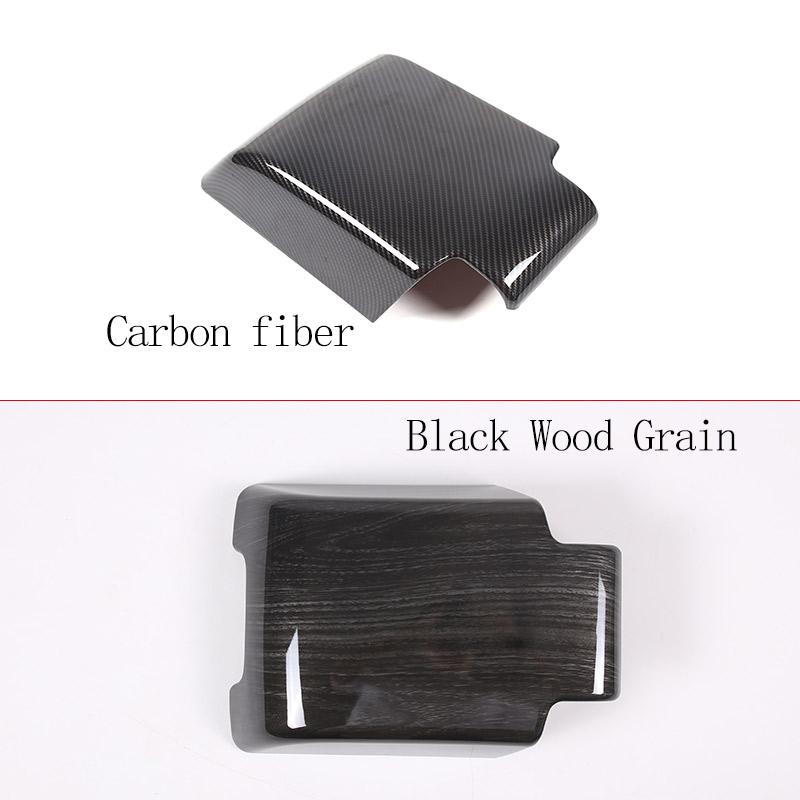 ABS Carbon fiber Car Inner Armrest Box Storage Box Decorative Cover Trim For Land Rover Discovery 3/4 2004-2016 Car Accessories