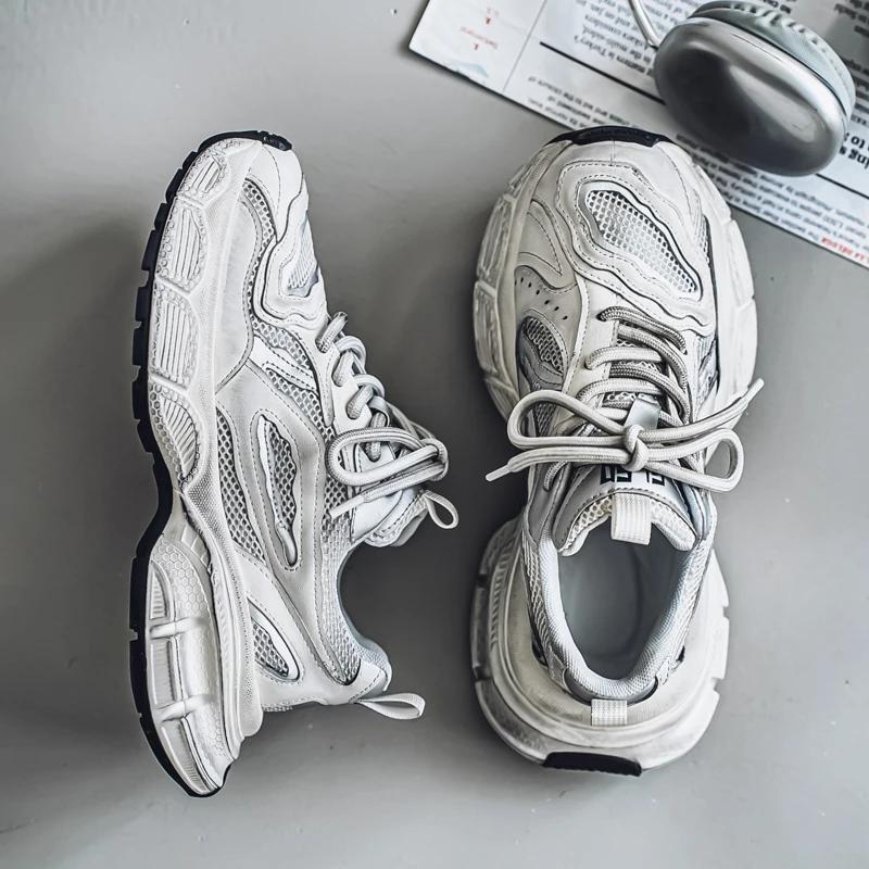 Four Seasons Mesh Casual Sports Men's Shoes Man Shoes Sneakers Men Off White Shoes Shoes Shoes Men Anime Shoes Men Shoes Men