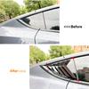 2PCS Side Window Louver Cover Sport Style For Tesla Model 3 Y Juniper Highland 2025-2020 2026 Rear Window Spoiler Shutter Cover