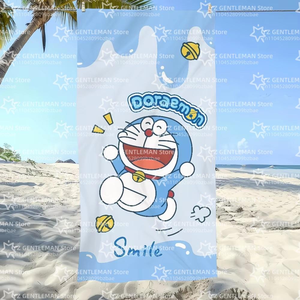 Cute Cartoon D-Doraemon-S Towel Soft Pool Gift For Travel Gym Shower Camping Quick Dry Sports Large Beach Towel
