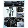 HUAHAO Toyota Land Cruiser 70 Interior Rubber Console Scratch Interior Land Cruiser 70 Custom 14 Pieces Mats, Mats, Soundproofing, Prevention,