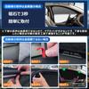 Integrated Curtain with Magnetic Attachment for Toyota Prius 50 Series with Steering Wheel Easy Installation and Light Side Sunshades for Driver and