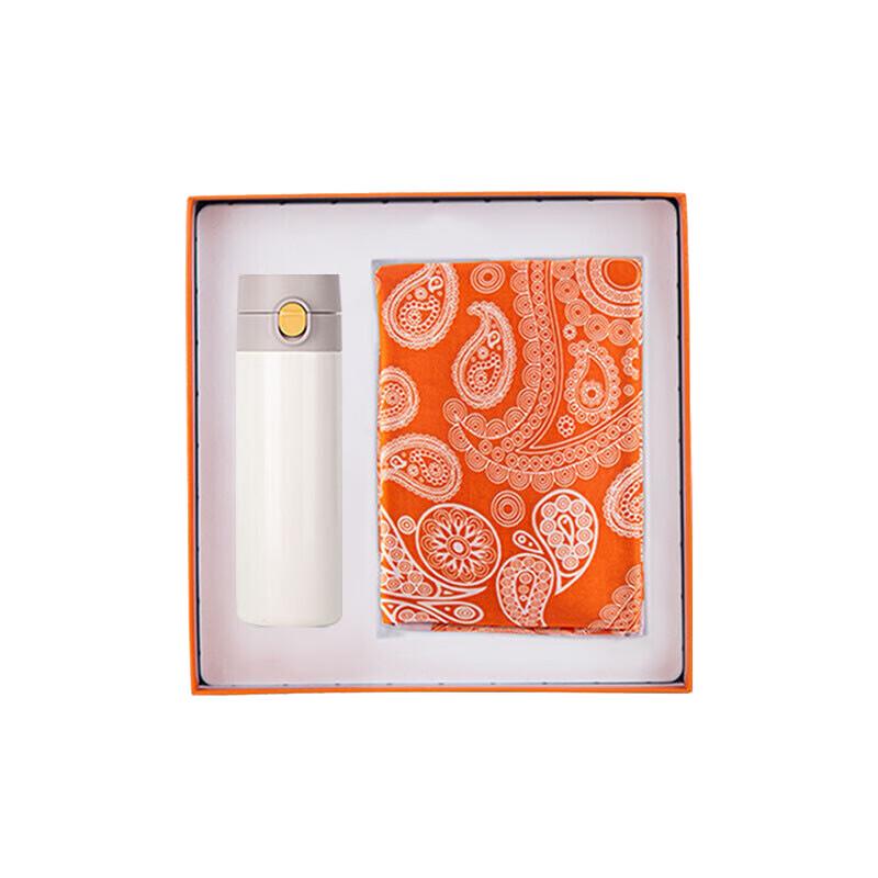 K.S. Guardian Thermos & Silk Scarf Gift Set KS-739