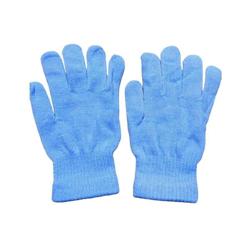 Damskie Męskie Jesienne Pogrubione Jednokolorowe Rękawice z Pełnymi Palcami Rękawice Ocieplacze na Ręce Rękawice Rowerowe dla Pary Zimowe Dzianinowe Pluszowe Rękawice