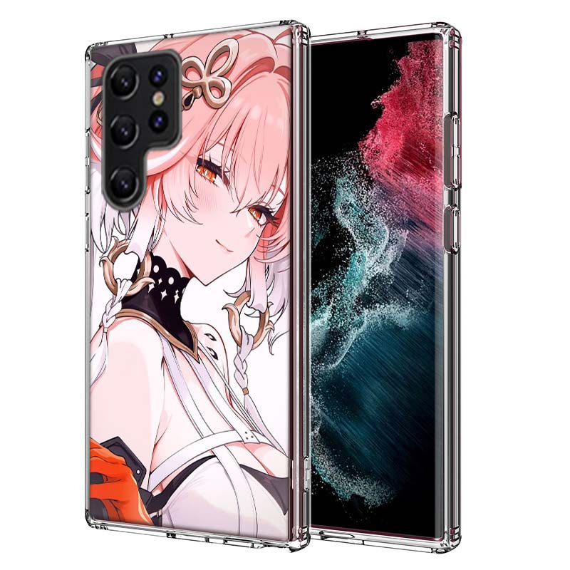 Game Wuthering Waves Changli Capa Phone Case For Samsung S26 Ultra S25 Edge Galaxy S23 S21 S20 S24 FE S22 S10 Plus Cover Clear T