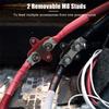 Terminal Block Studs M8 Positive Negative Heavy Duty Bus Bar 5/16" Power Distribution Stud For Camping Rv Truck Boat