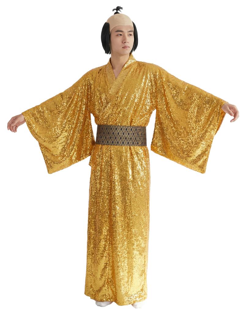 Anime Game General Style Commander Style Army Commander Style Dancing Samurai Kimono Japanese Clothing Yukata Cool Costume Cosplay Fancy Dress