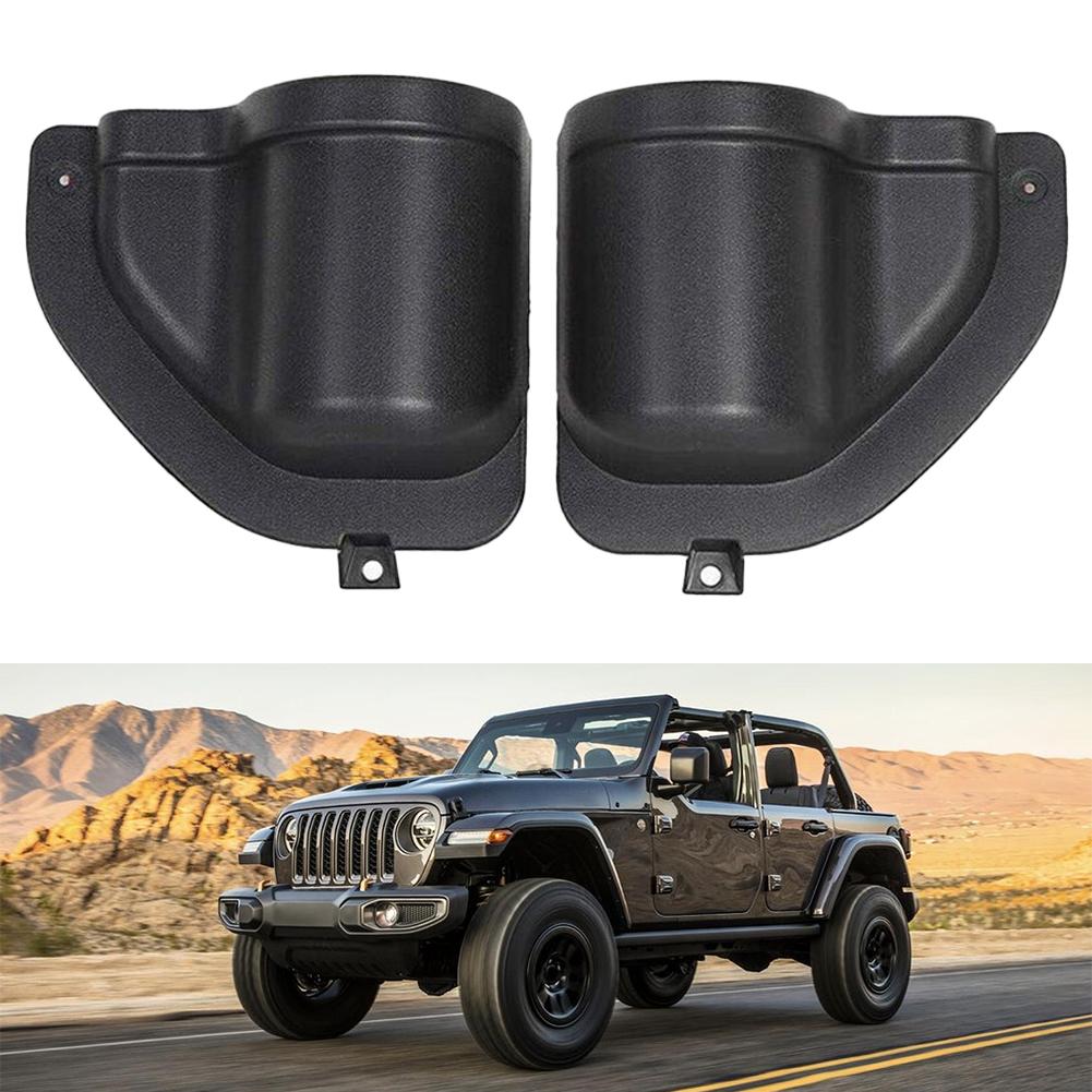 2X Auto Front Door Pocket Storage Box For Jeep Wrangler JL 2018 2019 2020 2021 2022 2023 2024 Stowing Tidying Accessories