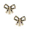 2023 Cc Leather Woven Gold Plated Bow Earrings Costume Earrings AB8827-B08641-NJ235