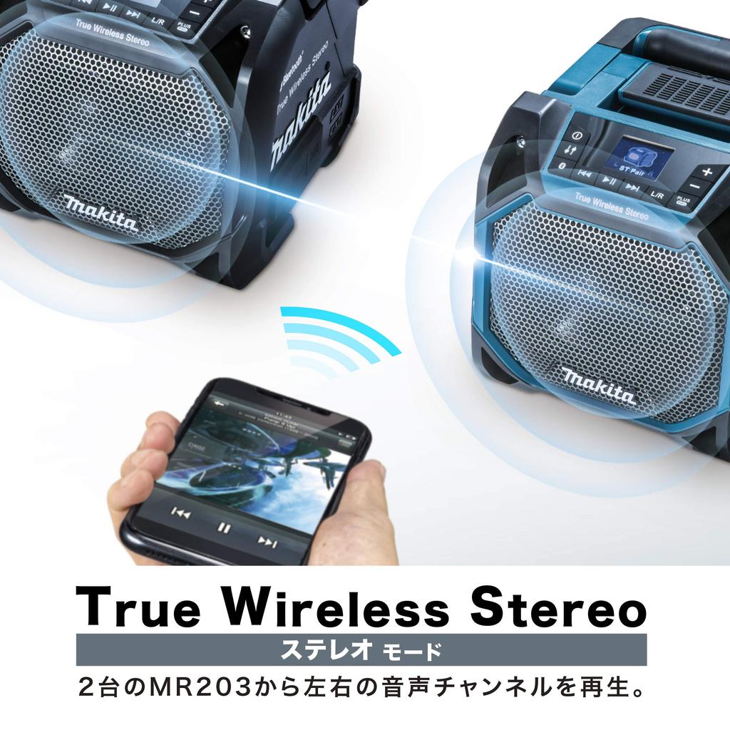 Makita Cordless Speaker MR203B (Black)