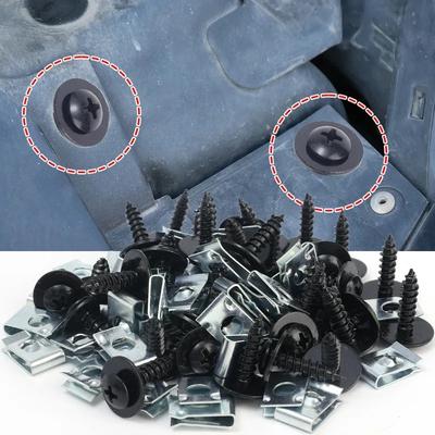 Viti autofilettanti per auto Distanziali in metallo a forma di U Kit di viti autofilettanti Accessori per modifiche auto e moto