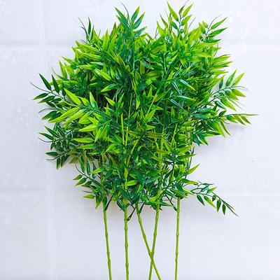 Artificial Bamboo Leaf Branches for Decorative Gardening