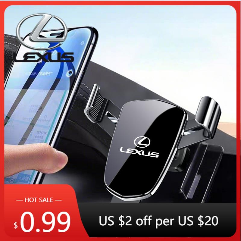 Interior Stickers Car Accessories Gravity Phone Holder GPS Mount Mobile Support Bracket For Lexus UX250h RX450h CT200h RX400h NX AY6