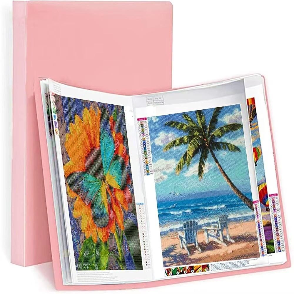 30 Pages 60 Pages A3 Diamond Painting Storage Book Diamond Painting Holder  Large Folder Stationer