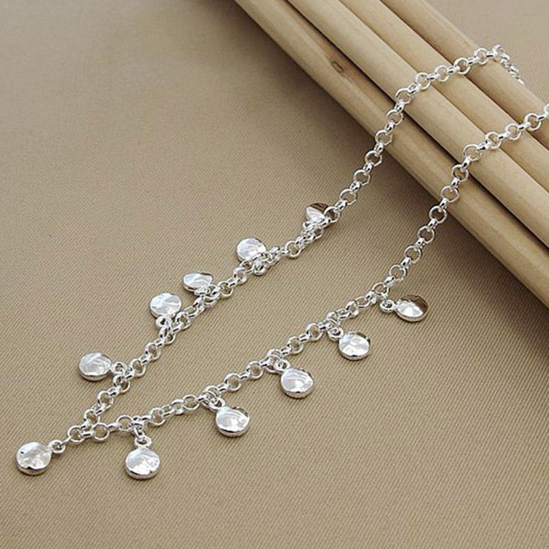 Rund choker halskjede for kvinner kortkjede halskjeder bryllup forlovelse 925 sølv smykker