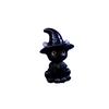 2pcs Resin Halloween Terror House Cat Micro Landscape Ornament Pumpkin Fairy Garden Miniature DIY Craft Room Decor Gifts