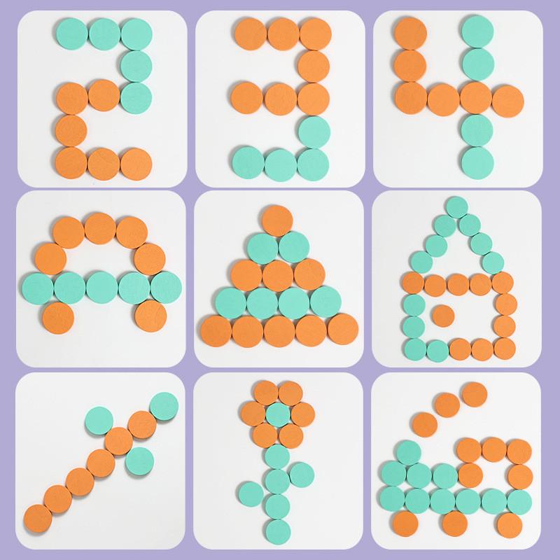 Wooden Math Block Puzzle For Kids Educational Toy Gift For Early Learning