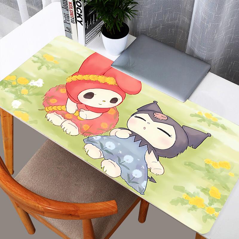 My Melody Kuromi Mouse Pad xxl Gaming Accessories Gabinete Gamer PC Computer Desk Mat Large XXL Keyboard Tablet Mousepad