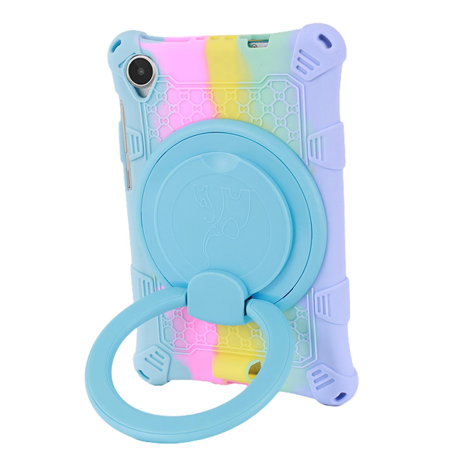 

For Lenovo Tab M8 (4th Gen) 2024 TB-301XU/M8 (4th Gen) 2023 TB-300FU PC+Silicone Tablet Case Kickstand Cover Colorful Baby Blue