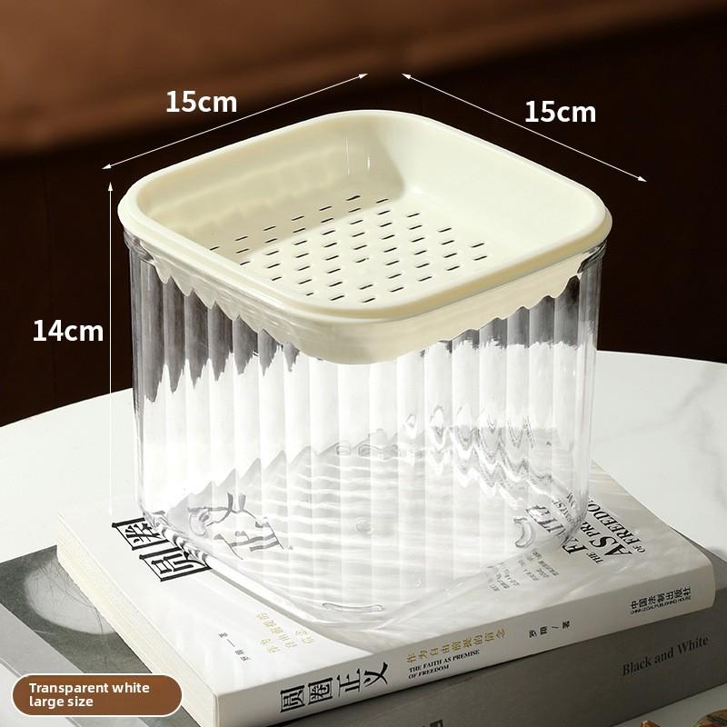 Thickened Tabletop Waste Water Dry and Wet Separation Drainage Tea Leaf Filter Trash Can