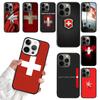 Schweiz Schweizer Flagge Handyhülle Für iPhone 17 Air 16 15 14 13 12 11 Pro Max Plus Max Hülle Shell coque