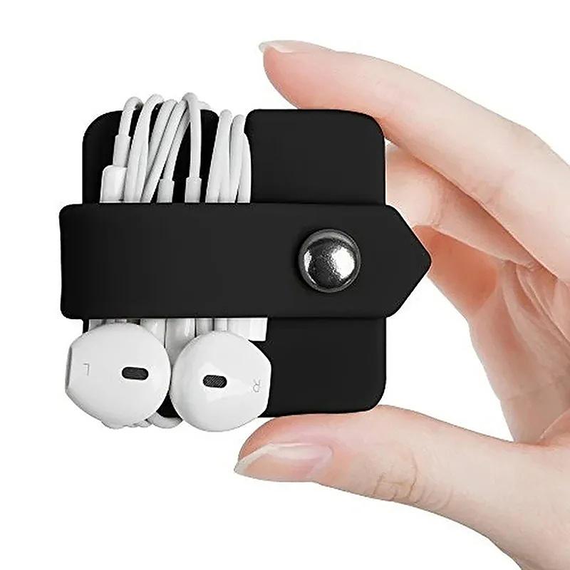 Data Cable Organizer Earbuds Holder Earphone Wrap Earphones Organizer Headset Headphone Winder Cord Manager Cable Winder