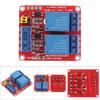 2-Kanal-Relaismodul mit Optokoppler-Isolation Hoch- und Niedrigpegel-Triggermodul(12V)