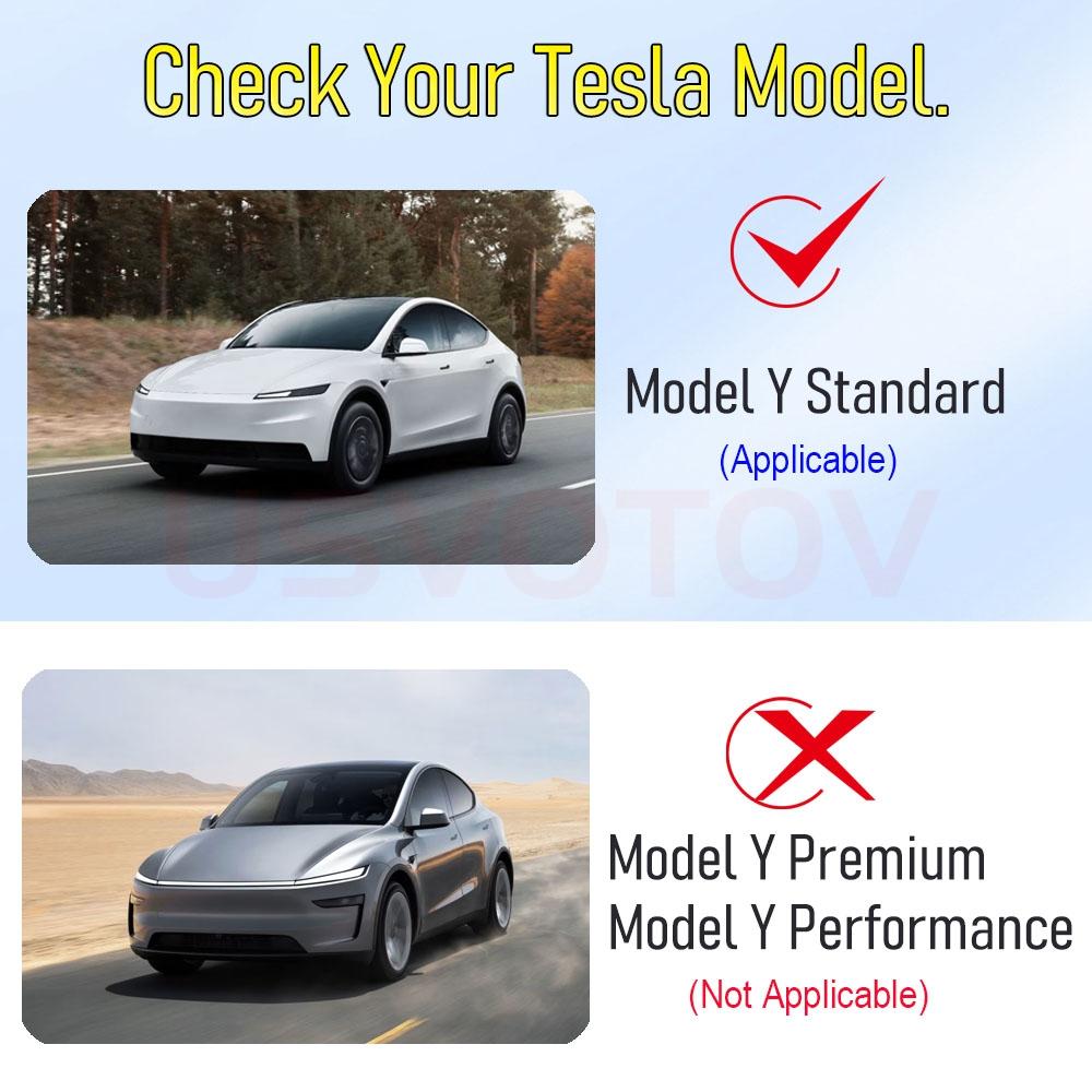 Floor Mat For 2026 2026 Tesla Model Y Standard Trunk Mats Cargo Liners Backrest Pads (Not fit Model Y Premium and Performance)