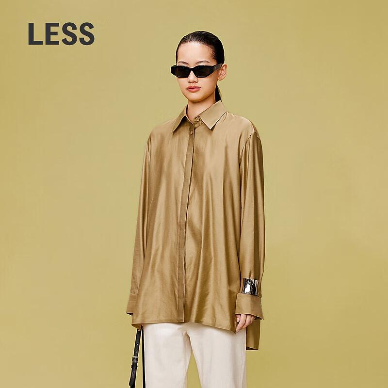 LESS 2024 Spring Cotton Casual Long-Sleeve Shirt M