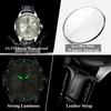 POEDAGAR Business Brand Men Clock Waterproof Luminous Date Week Fashion Man Wristwatch Leather Luxury Men's Quartz Watches Reloj
