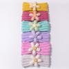 New Baby Knitted Headband Cute Solid Color Baby Fontanelle Wool Headscarf Children's Jewelry Autumn and Winter