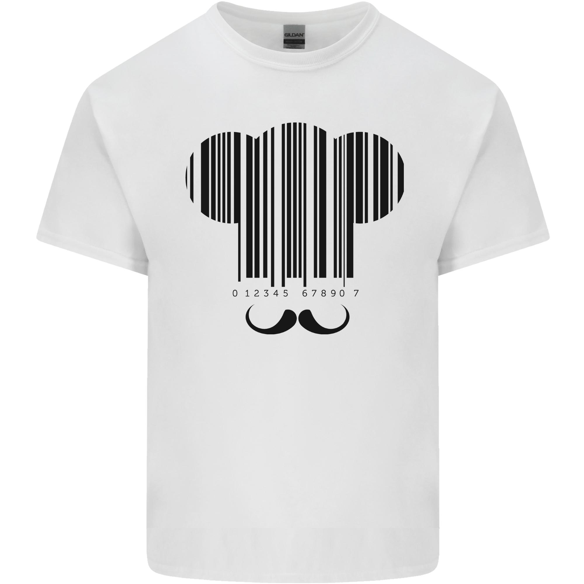 Chef Barcode Hat Baker Cooking Baking Unisexs Light Cotton TShirt S