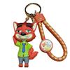 Crazy Zootopia Keychain Cartoon Doll Schoolbag Pendant Car Key Chain Pendant Small Gift