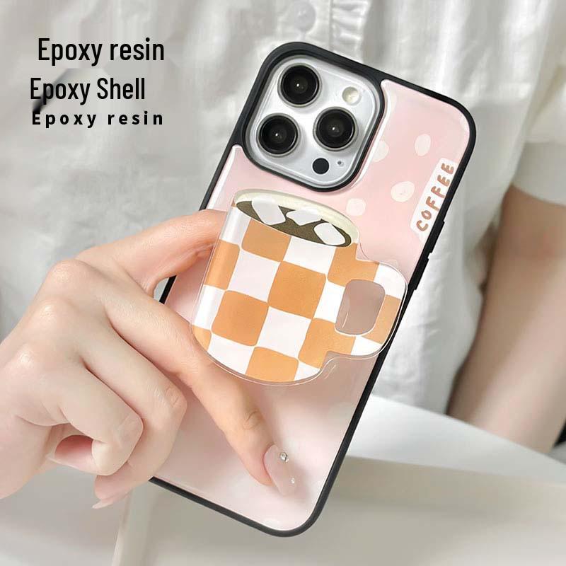 

Zhitai iPhone Case for Women, Compatible with 16 Pro Max, Apple 14, 15 Pro, 13, and 12 - Drop Protection and Stand Feature. 14PRO