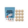 Rodent Repellent 12 Pieces Natural Spherical Pellets for Indoor and Outdoor Use Safe Non-Toxic Formula for Rodent Control