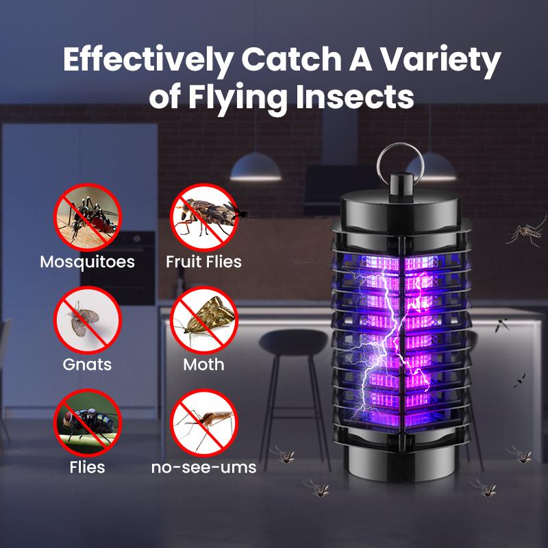 For Dayoung Portable Indoor USB LED Mosquito Killer Lamp Bug Zapper Electric Fly Trap Chargeable Mosquito Repellent