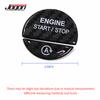 2pcs Auto Parts Carbon Fiber Car Interior Engine Start Stop Button Cover Trim For Mercedes Benz C S Class W206 W223  +