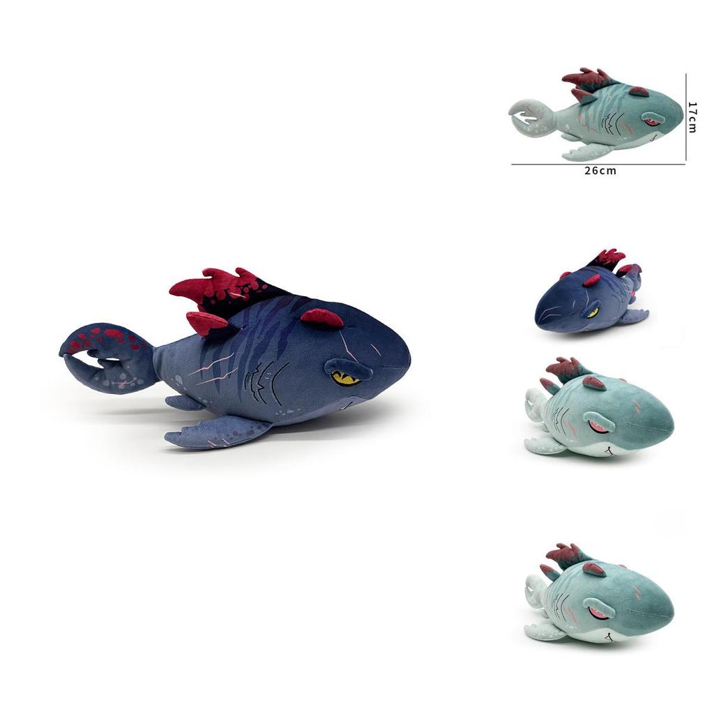 Shadowmaw Megalodon Soft Plush Toy With Vacuum Pack For Kids And Gamers