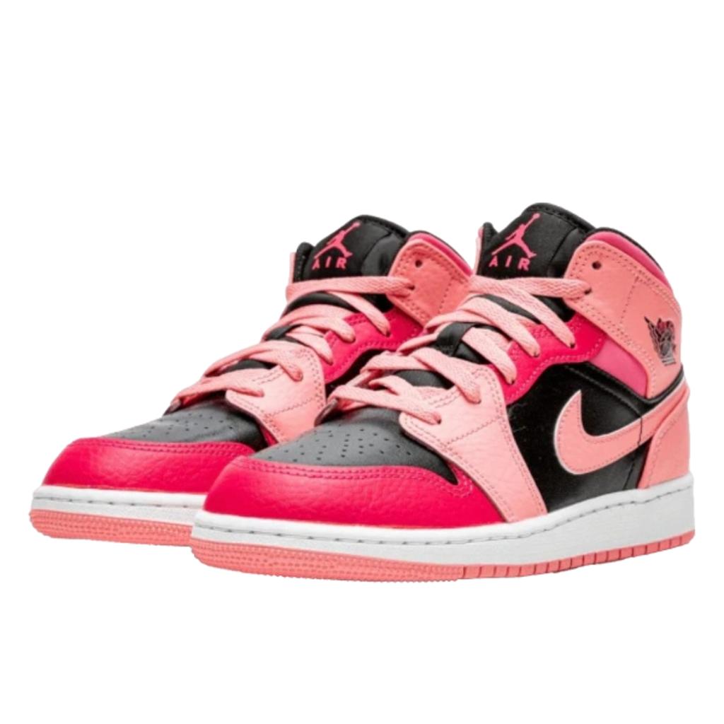 Air Jordan 1 Mid Coral Chalk Pink