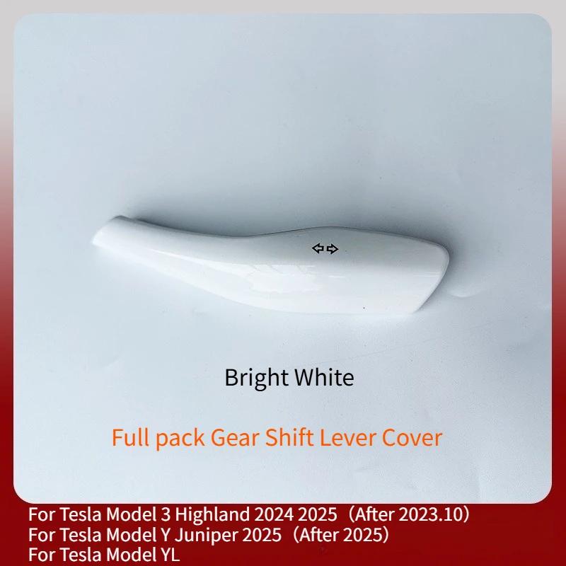 For Tesla Model 3 Highland Model Y/YL Juniper 2025 Shift Lever Decoration Cover Steering Wiper Gear Lever Interior Modification
