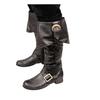 WISH Autumn and Winter Belt Buckle Locomotive Boots Large Size High Boots Low Heel  Men and Women