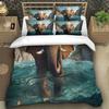 3D Printed Cartoon Elephant Duvet Cover, Microfiber Comforter Cover Hidden Zipper | Fade Resistant, Hidden Zipper for All Season