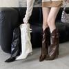 Autumn and winter new pointed thin heel high heel temperament French fashion sexy beautiful women boots