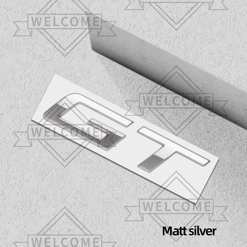 3D Car Stickers GT Emblem Auto Body Badge Trunk Decal For 5008 308 206 3008 2008 4008 RCZ GT Line 208 107 Decoration Accessories