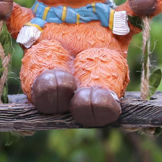 Car Interior Pendant Highland Cow Rear View Mirror Hanging Pendant Easy Installation Resin Figurine Garden Bookshelf Decor