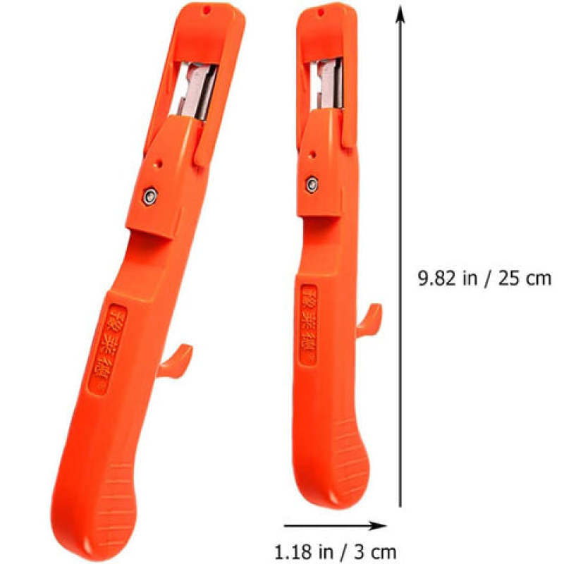 Recolector de uvas y pimientos, cuchillos para pulgar, tijeras de podar de jardín fáciles de recoger, tijeras recolectoras multifuncionales
