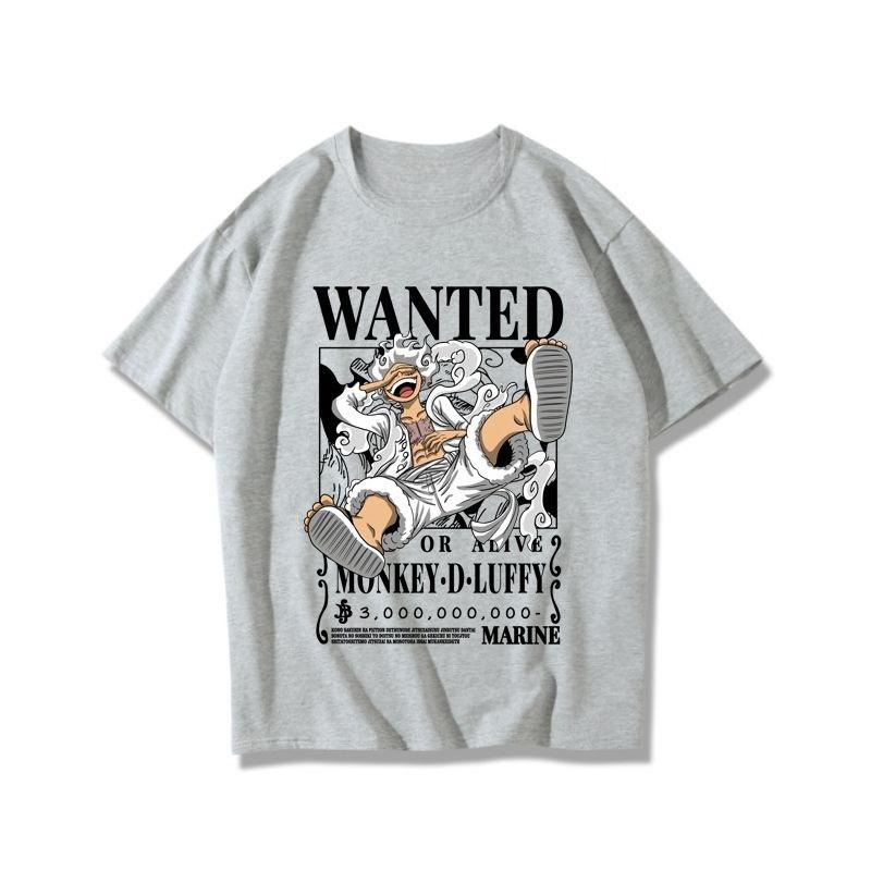 

Animethemed One Piece Character Nekarufu Tshirt for Unisex Featuring A Summer Pure Cotton Loosefitting Ins Short Sleeve Design S