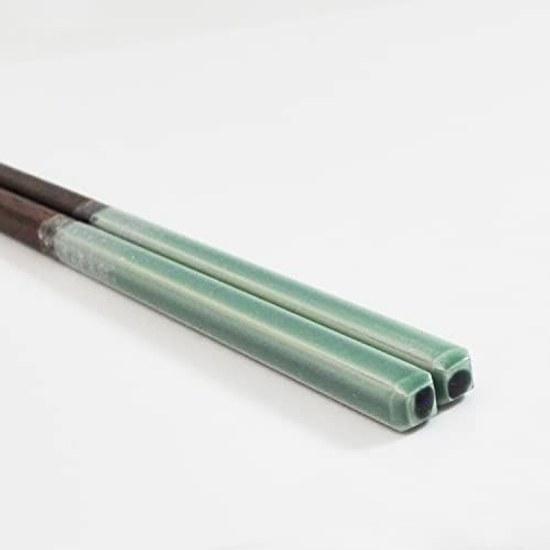 pair couples chopsticks lacquered paulownia box chopstick rest Honoka 2 sets made Japan.